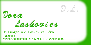 dora laskovics business card